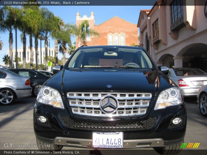Black / Cashmere 2010 Mercedes-Benz ML 350 4Matic