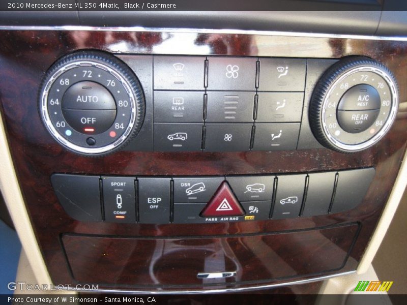 Black / Cashmere 2010 Mercedes-Benz ML 350 4Matic
