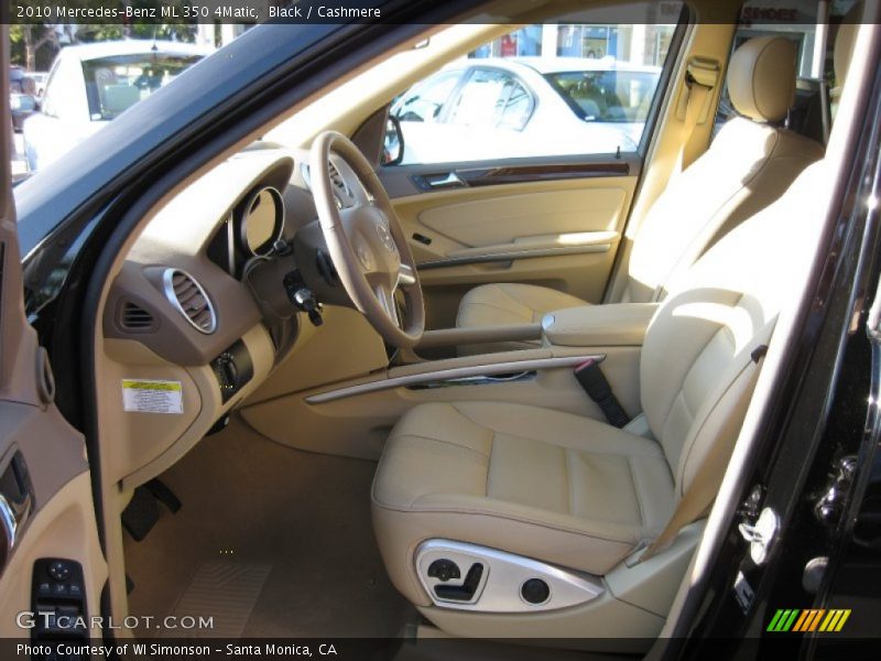 Black / Cashmere 2010 Mercedes-Benz ML 350 4Matic