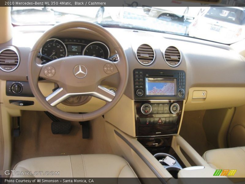 Black / Cashmere 2010 Mercedes-Benz ML 350 4Matic
