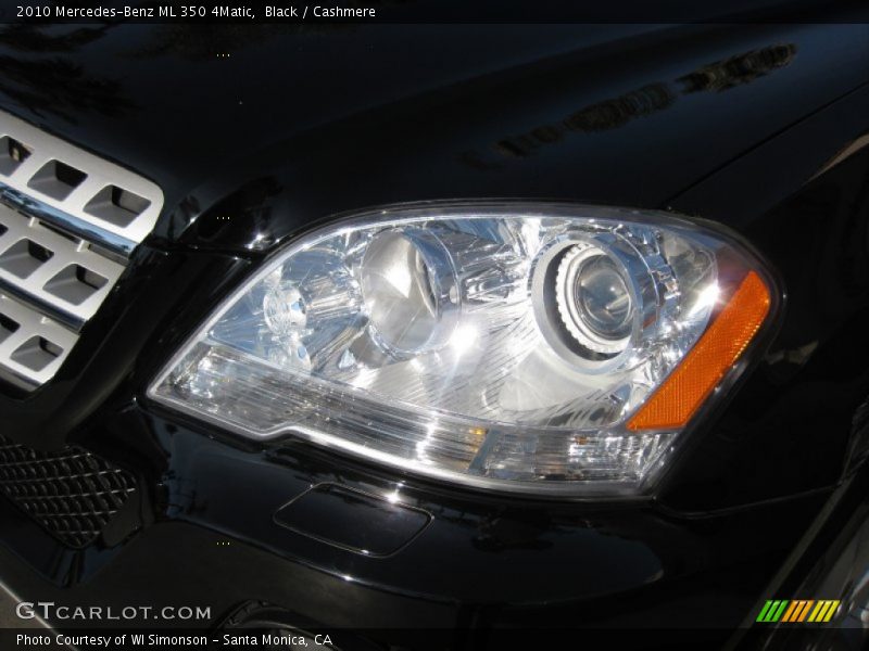 Black / Cashmere 2010 Mercedes-Benz ML 350 4Matic