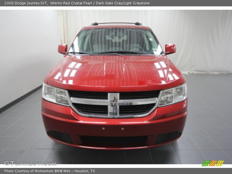 Inferno Red Crystal Pearl / Dark Slate Gray/Light Graystone 2009 Dodge Journey SXT