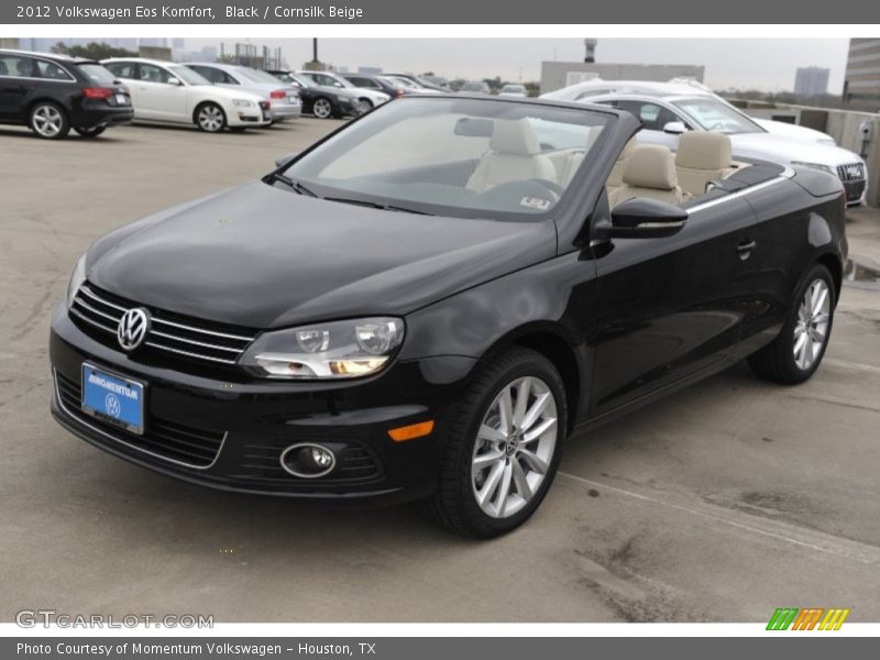 Black / Cornsilk Beige 2012 Volkswagen Eos Komfort