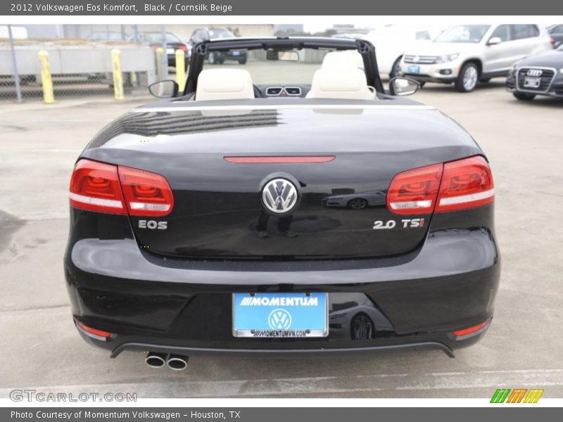 Black / Cornsilk Beige 2012 Volkswagen Eos Komfort