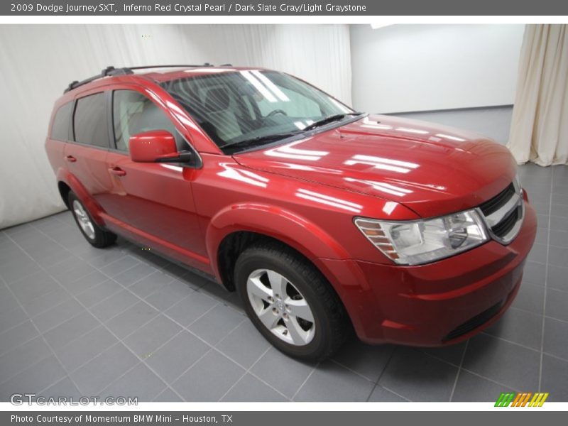 Inferno Red Crystal Pearl / Dark Slate Gray/Light Graystone 2009 Dodge Journey SXT