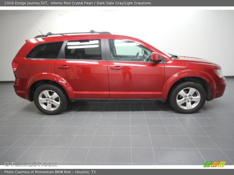 Inferno Red Crystal Pearl / Dark Slate Gray/Light Graystone 2009 Dodge Journey SXT