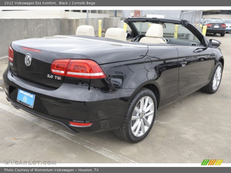 Black / Cornsilk Beige 2012 Volkswagen Eos Komfort
