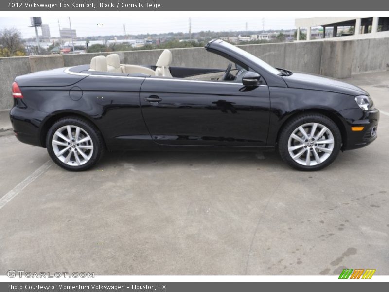Black / Cornsilk Beige 2012 Volkswagen Eos Komfort