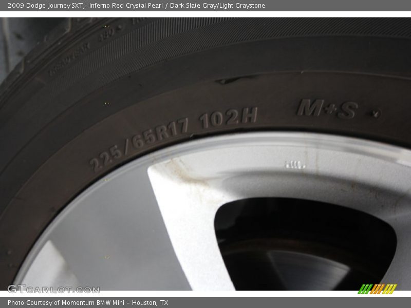 Inferno Red Crystal Pearl / Dark Slate Gray/Light Graystone 2009 Dodge Journey SXT
