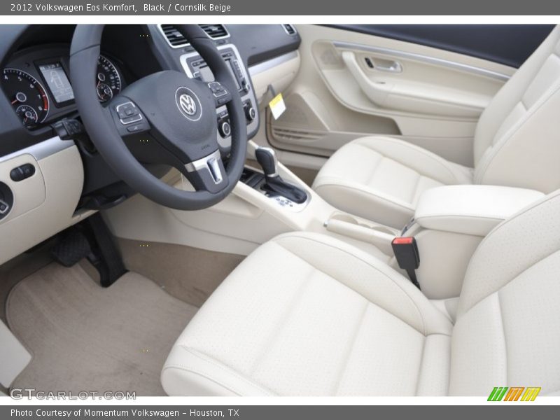 Black / Cornsilk Beige 2012 Volkswagen Eos Komfort