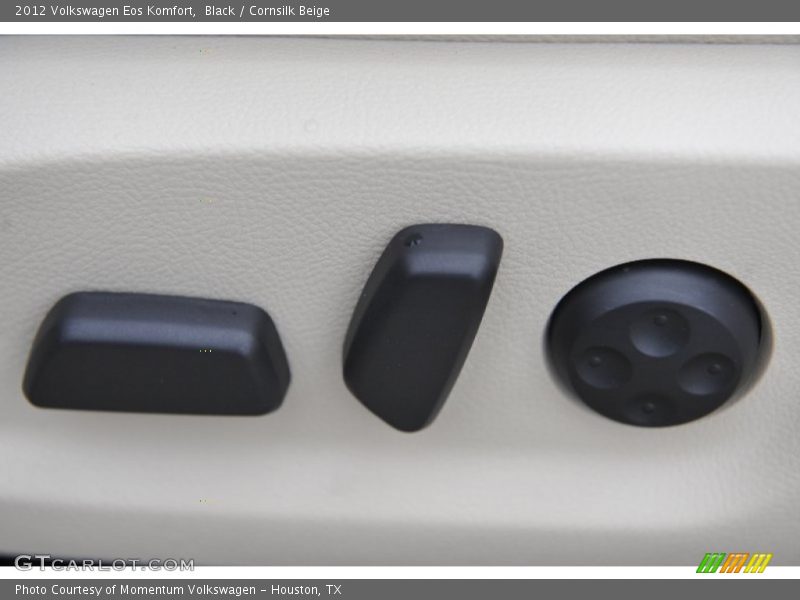 Black / Cornsilk Beige 2012 Volkswagen Eos Komfort