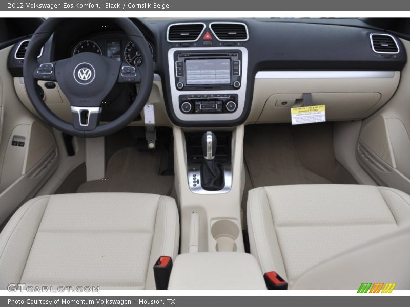 Black / Cornsilk Beige 2012 Volkswagen Eos Komfort