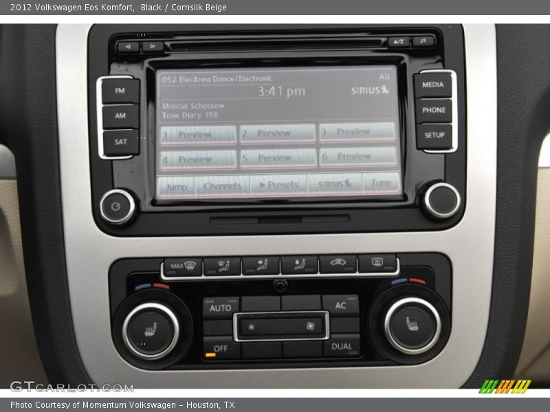 Black / Cornsilk Beige 2012 Volkswagen Eos Komfort
