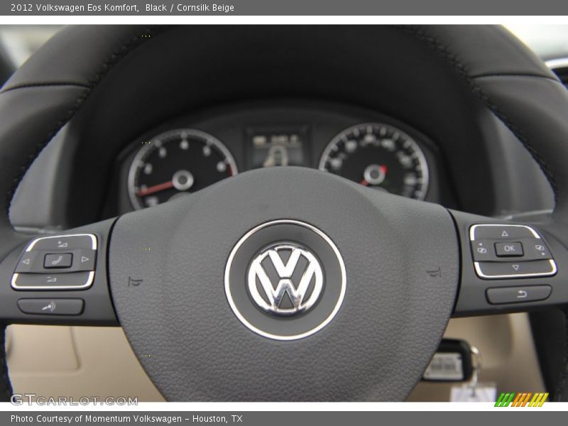 Black / Cornsilk Beige 2012 Volkswagen Eos Komfort