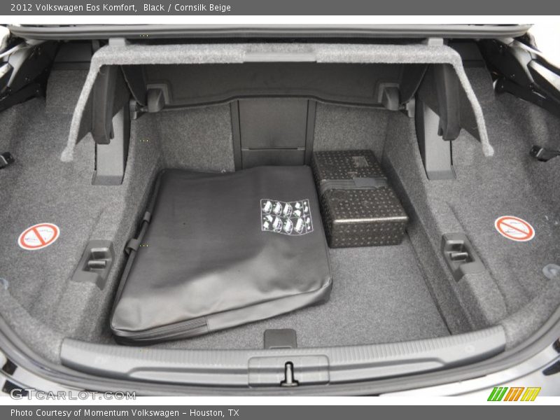 Black / Cornsilk Beige 2012 Volkswagen Eos Komfort