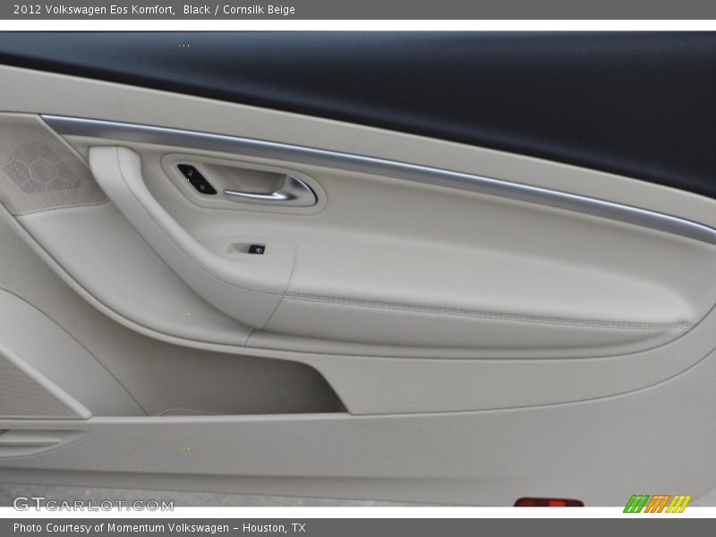 Black / Cornsilk Beige 2012 Volkswagen Eos Komfort