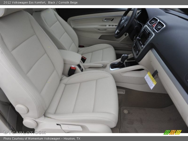 Black / Cornsilk Beige 2012 Volkswagen Eos Komfort