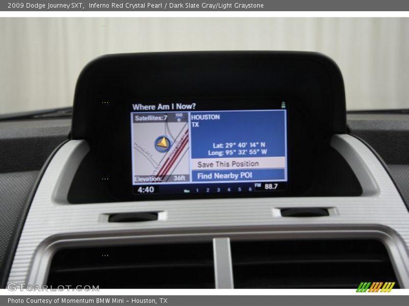 Inferno Red Crystal Pearl / Dark Slate Gray/Light Graystone 2009 Dodge Journey SXT