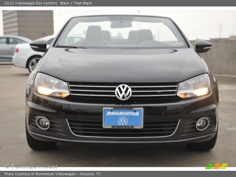 Black / Titan Black 2012 Volkswagen Eos Komfort