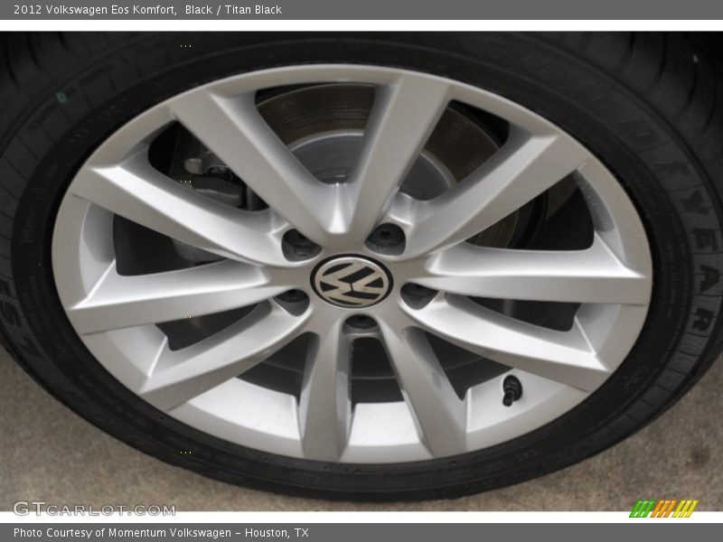 Black / Titan Black 2012 Volkswagen Eos Komfort