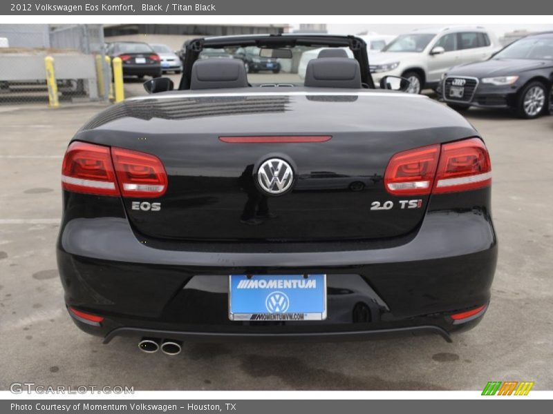 Black / Titan Black 2012 Volkswagen Eos Komfort
