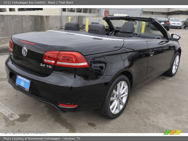 Black / Titan Black 2012 Volkswagen Eos Komfort