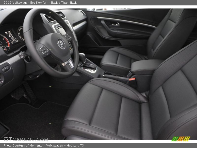 Black / Titan Black 2012 Volkswagen Eos Komfort