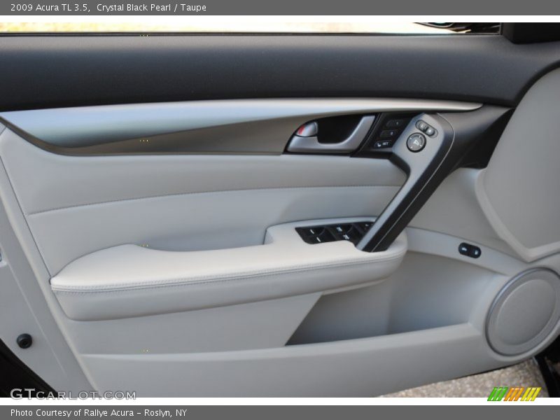 Crystal Black Pearl / Taupe 2009 Acura TL 3.5