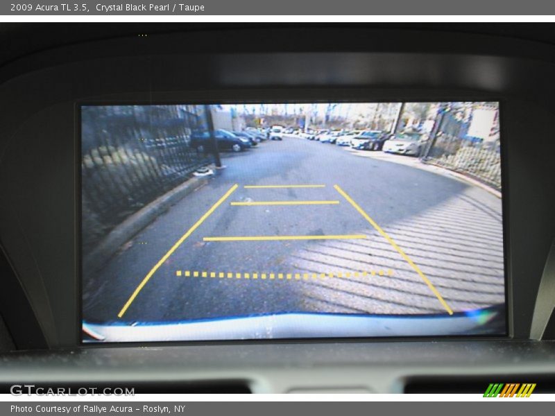 Crystal Black Pearl / Taupe 2009 Acura TL 3.5