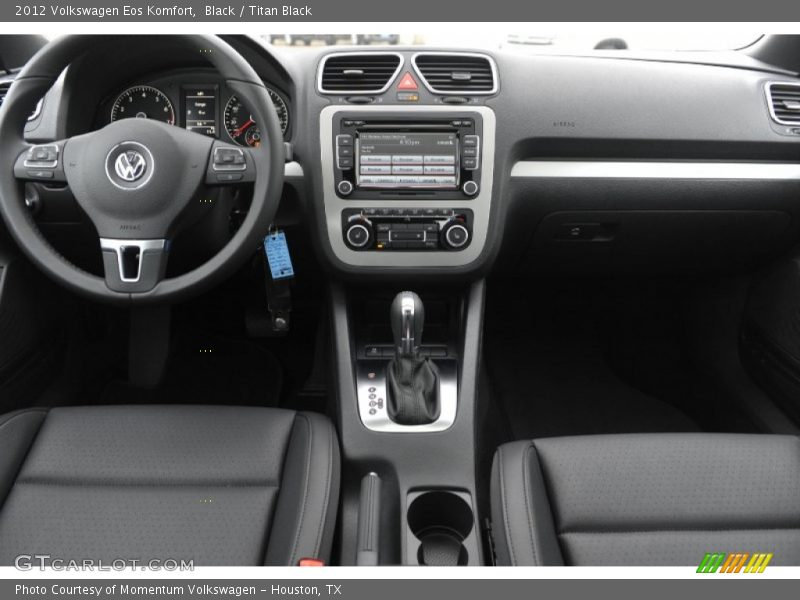 Black / Titan Black 2012 Volkswagen Eos Komfort