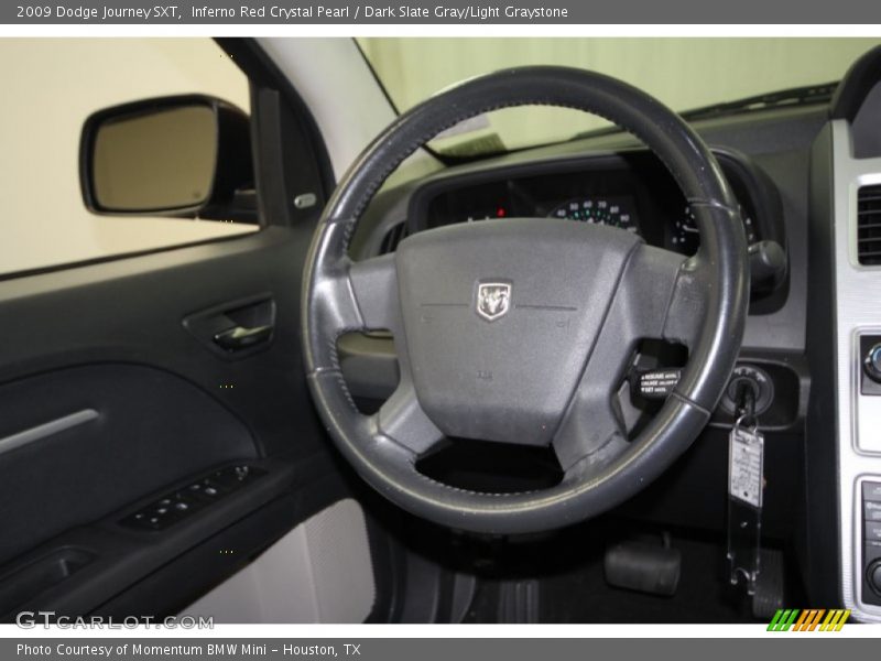 Inferno Red Crystal Pearl / Dark Slate Gray/Light Graystone 2009 Dodge Journey SXT