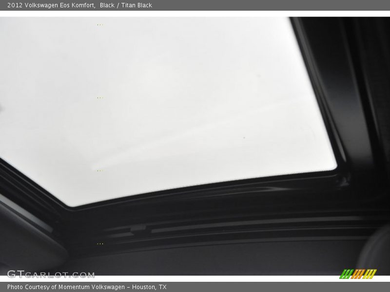Black / Titan Black 2012 Volkswagen Eos Komfort