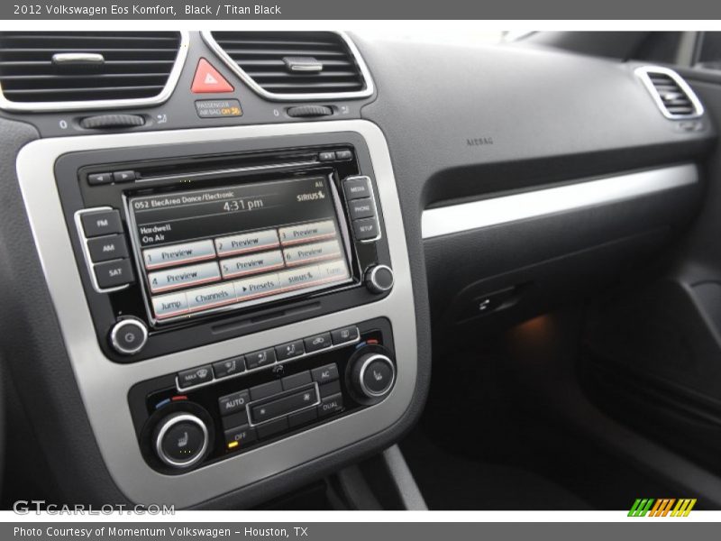 Black / Titan Black 2012 Volkswagen Eos Komfort