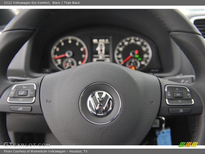 Black / Titan Black 2012 Volkswagen Eos Komfort