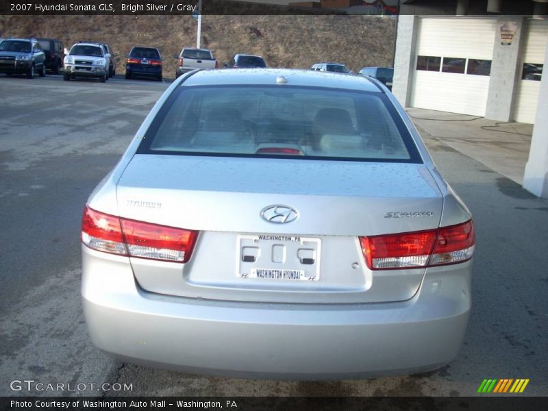 Bright Silver / Gray 2007 Hyundai Sonata GLS