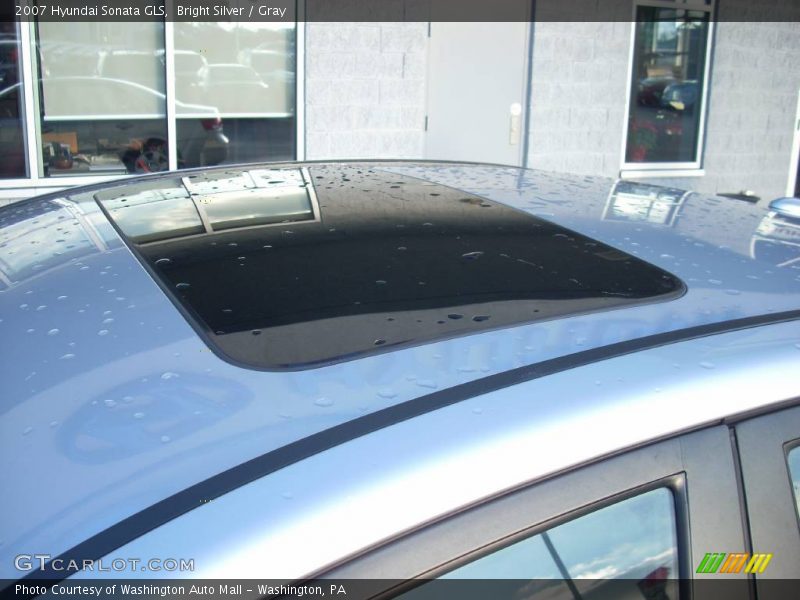 Bright Silver / Gray 2007 Hyundai Sonata GLS