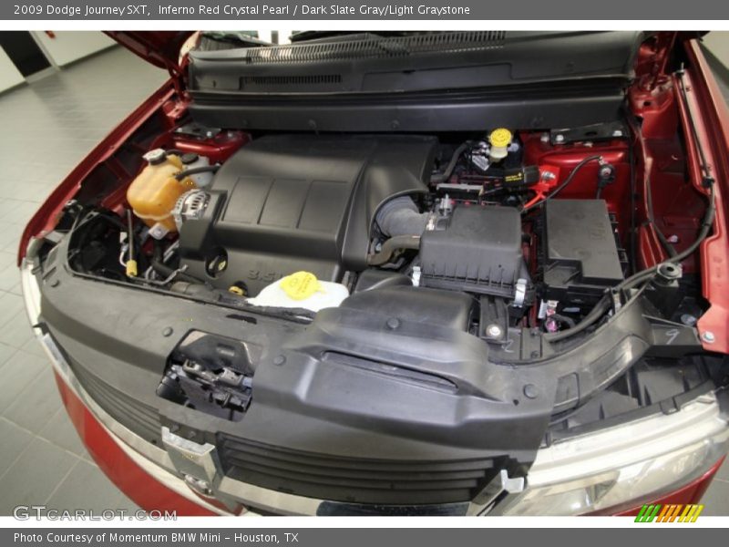 Inferno Red Crystal Pearl / Dark Slate Gray/Light Graystone 2009 Dodge Journey SXT