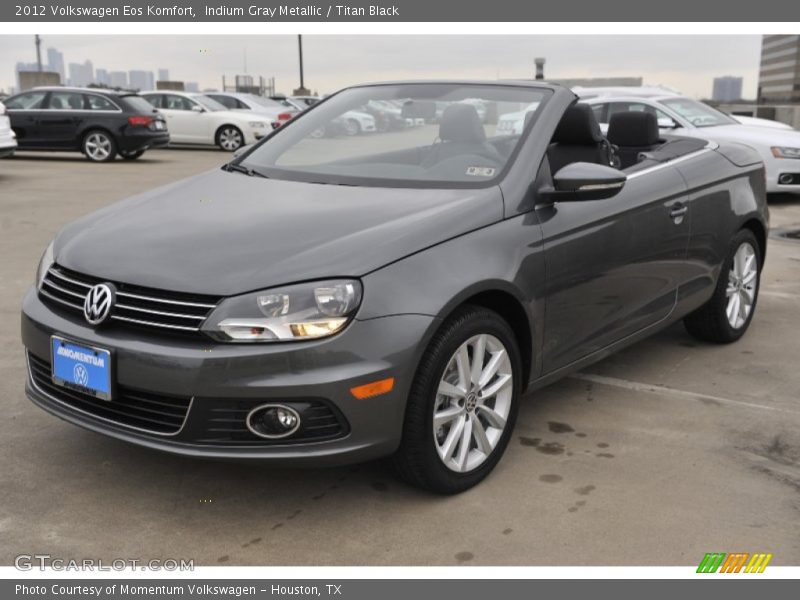 Indium Gray Metallic / Titan Black 2012 Volkswagen Eos Komfort
