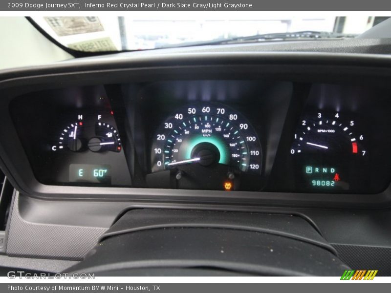 Inferno Red Crystal Pearl / Dark Slate Gray/Light Graystone 2009 Dodge Journey SXT