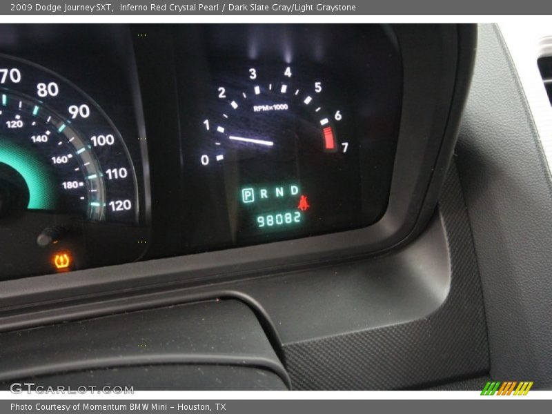 Inferno Red Crystal Pearl / Dark Slate Gray/Light Graystone 2009 Dodge Journey SXT