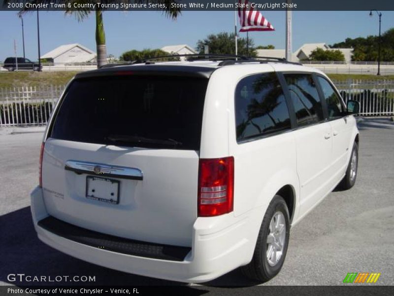 Stone White / Medium Slate Gray/Light Shale 2008 Chrysler Town & Country Touring Signature Series