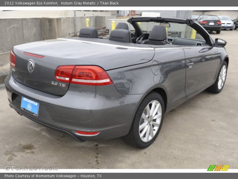 Indium Gray Metallic / Titan Black 2012 Volkswagen Eos Komfort