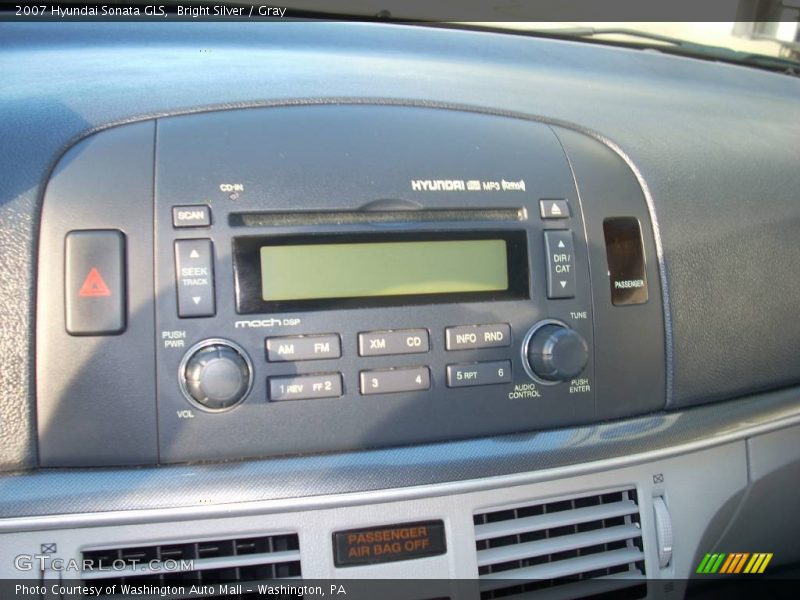 Bright Silver / Gray 2007 Hyundai Sonata GLS