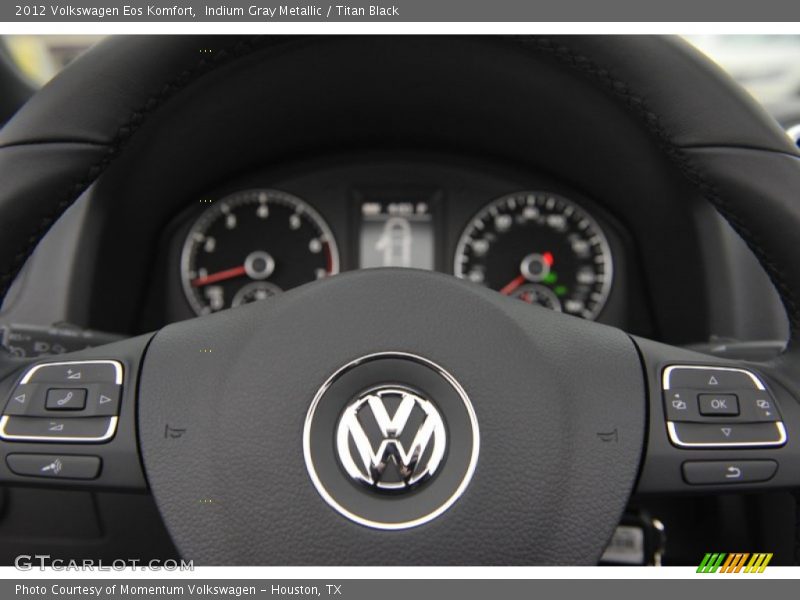 Indium Gray Metallic / Titan Black 2012 Volkswagen Eos Komfort