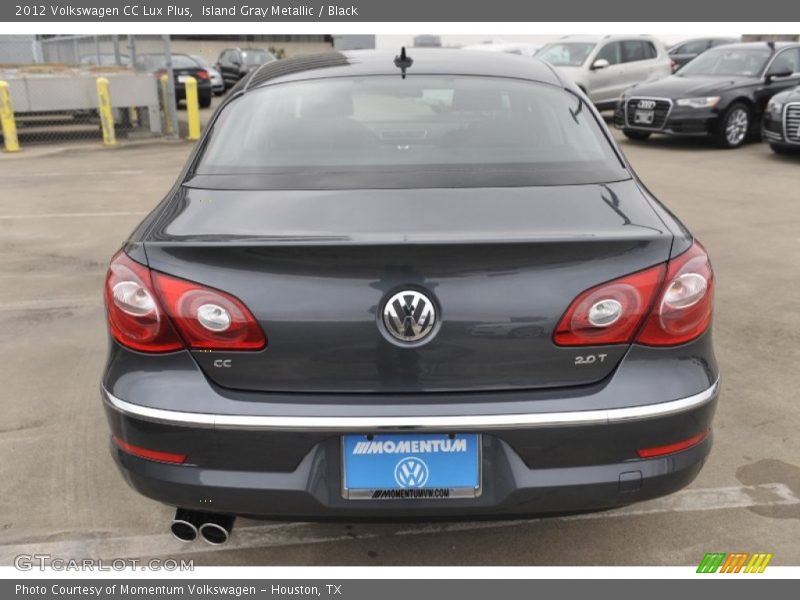 Island Gray Metallic / Black 2012 Volkswagen CC Lux Plus