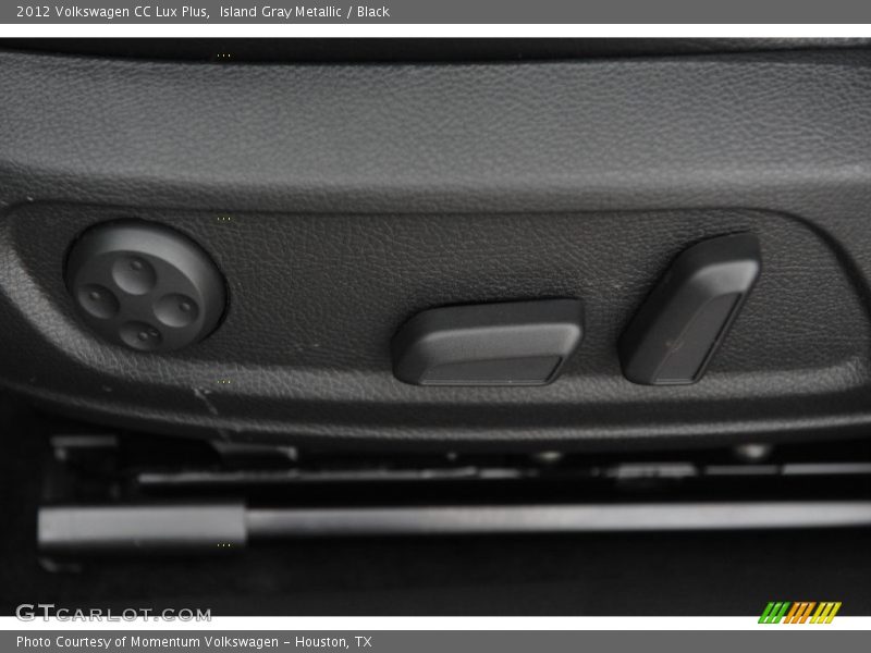 Island Gray Metallic / Black 2012 Volkswagen CC Lux Plus