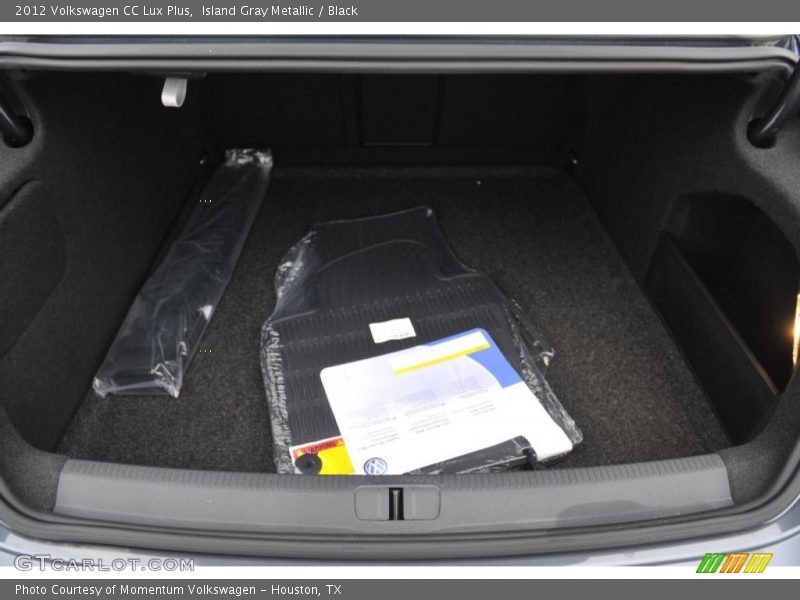 Island Gray Metallic / Black 2012 Volkswagen CC Lux Plus
