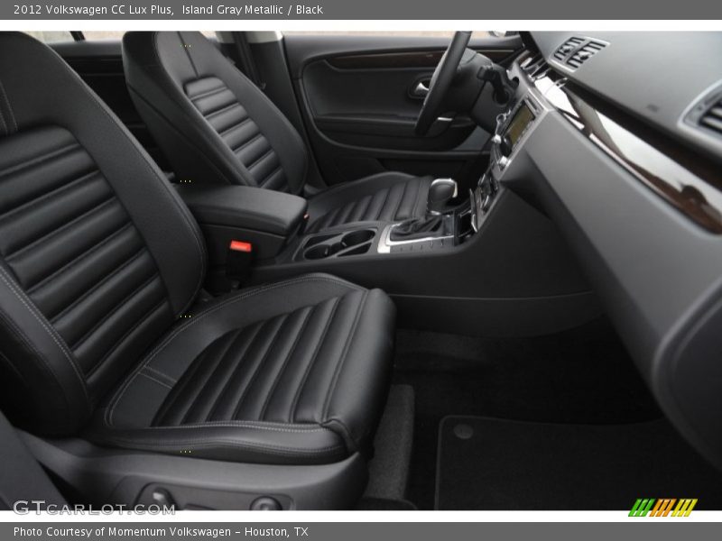 Island Gray Metallic / Black 2012 Volkswagen CC Lux Plus