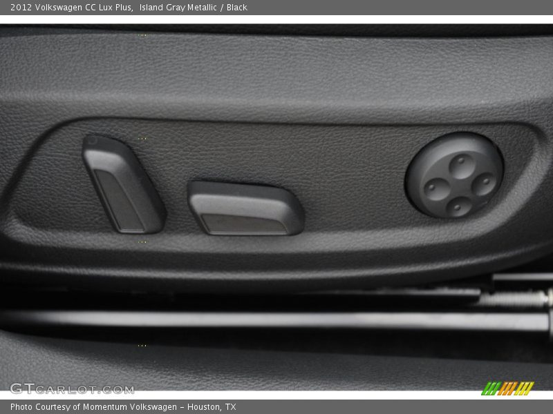 Island Gray Metallic / Black 2012 Volkswagen CC Lux Plus