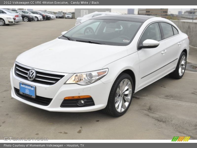 Candy White / Black 2012 Volkswagen CC VR6 4Motion Executive
